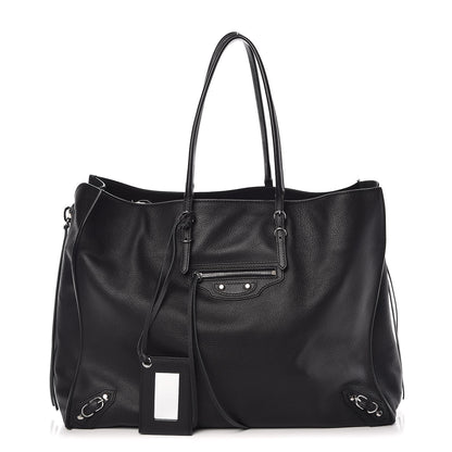 Balenciaga Supple Calfskin Papier A4 Zip Around Tote Black 1 of 11