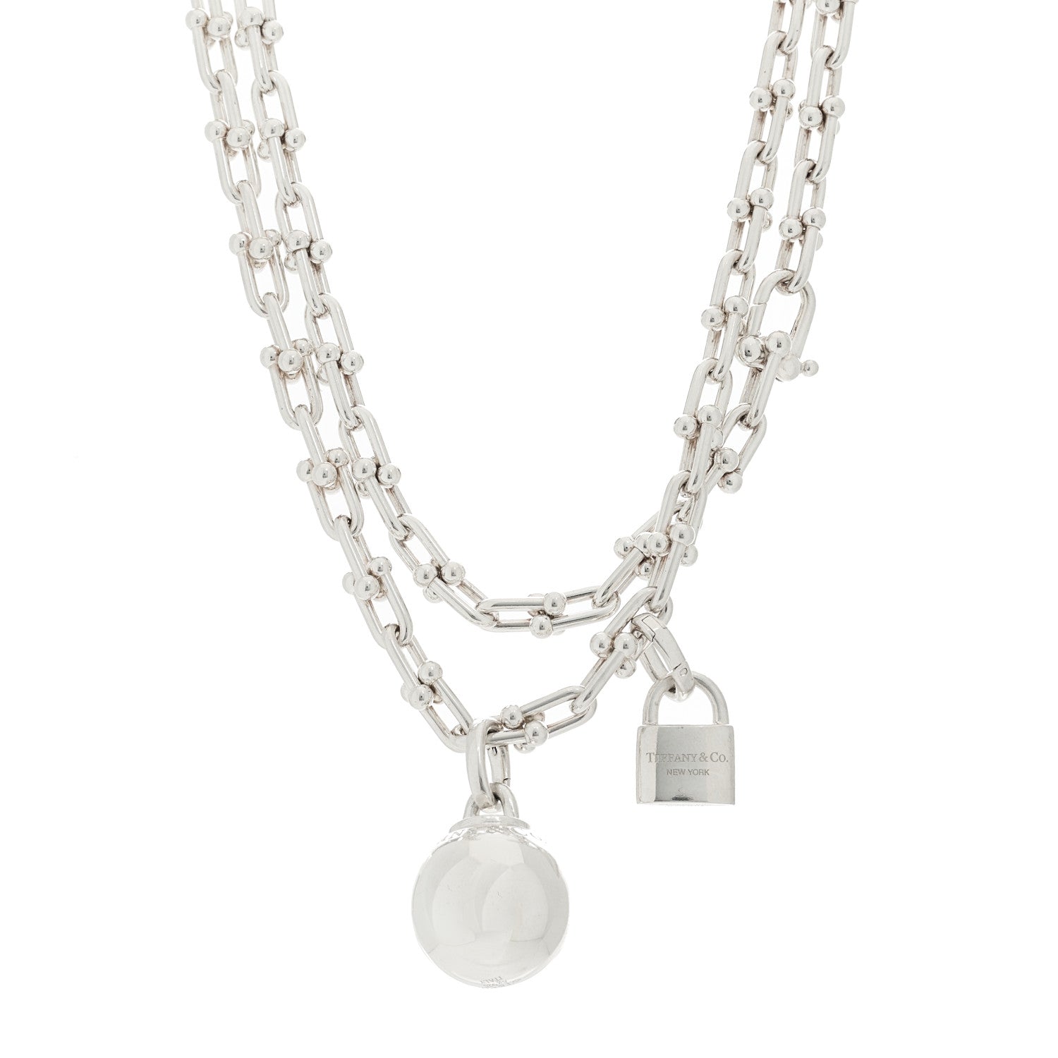 Tiffany Sterling Silver HardWear Wrap Necklace 1 of 7