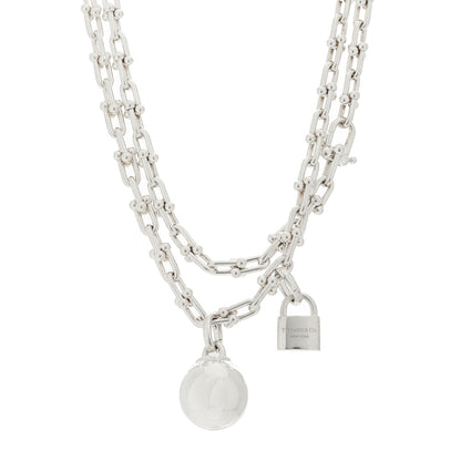 Tiffany Sterling Silver HardWear Wrap Necklace 1 of 7