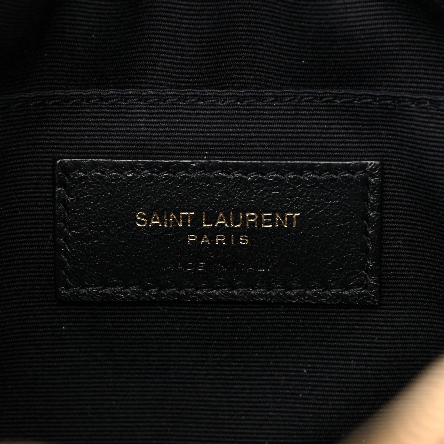 Saint Laurent Calfskin Matelasse Monogram Lou Camera Bag Dark Beige 6 of 10