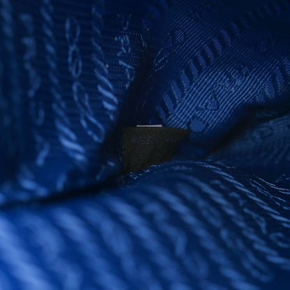 Prada Tessuto Nylon Saffiano Wristlet Bluette 7 of 7