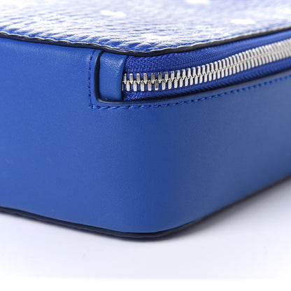 MCM Visetos Crossbody Pouch Blue 10 of 10