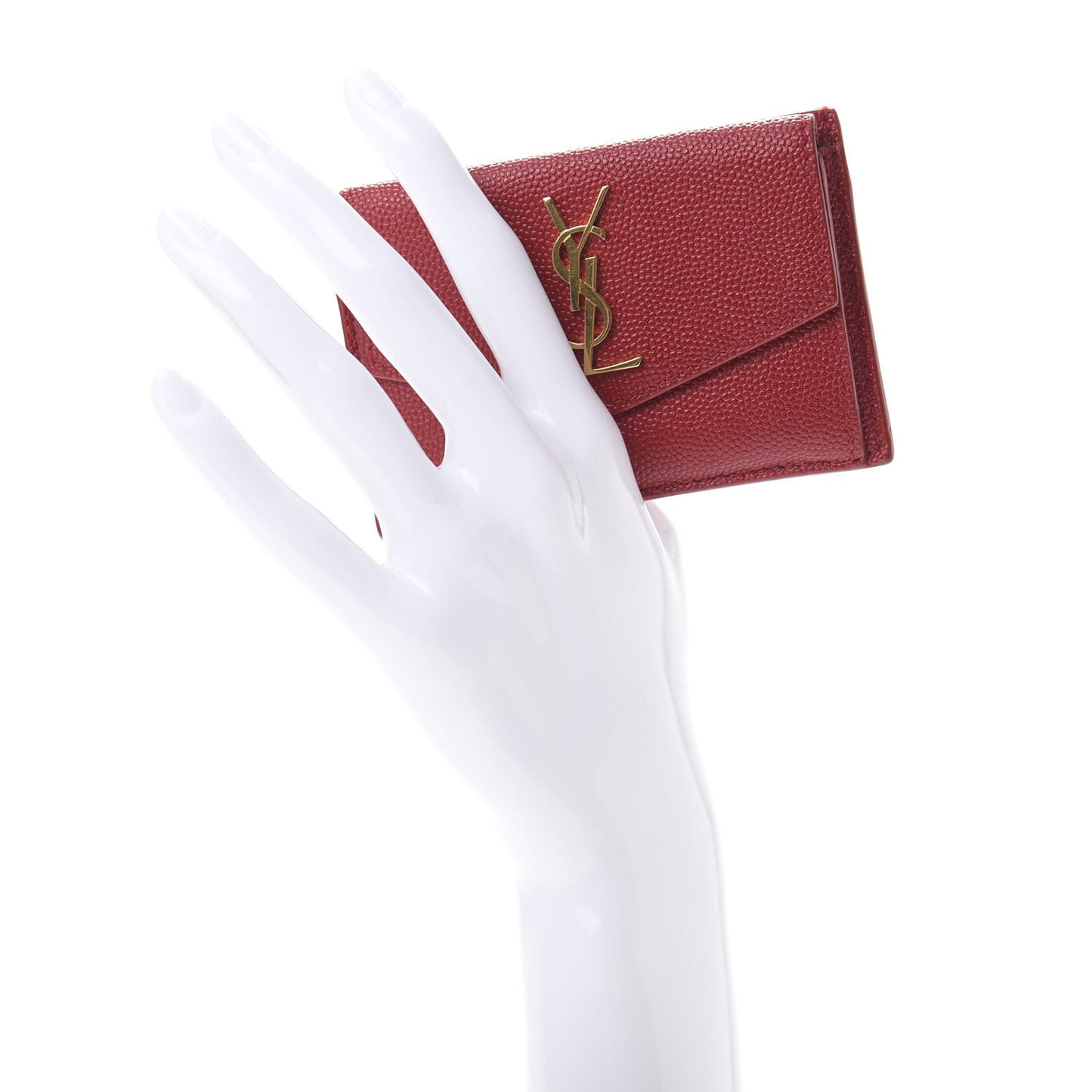 Grain De Poudre Uptown Monogram Card Case New Red