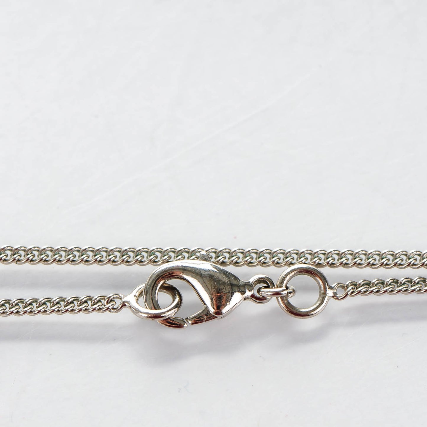 Crystal Timeless CC Necklace Silver