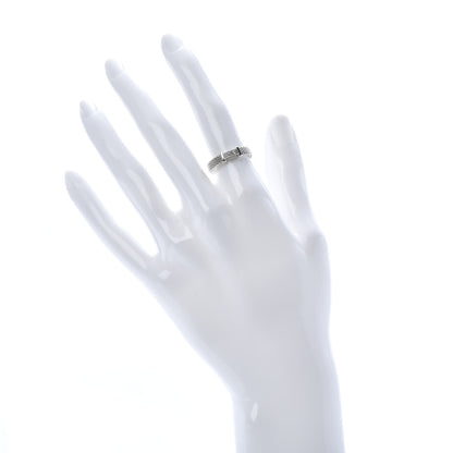 Tiffany Sterling Silver Diamond Narrow Somerset Ring 49 5 2 of 6