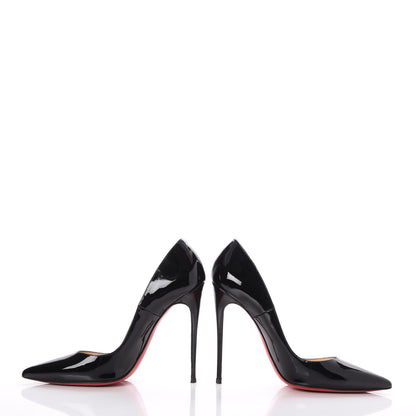 Christian Louboutin Patent So Kate 120 Pumps 40 Black 6 of 14