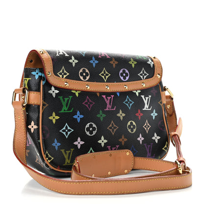 Louis Vuitton Monogram Multicolor Sologne Black 3 of 14
