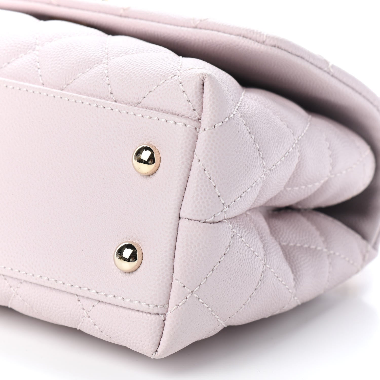 Chanel Caviar Quilted Mini Coco Handle Flap Lilas Lilac 9 of 9
