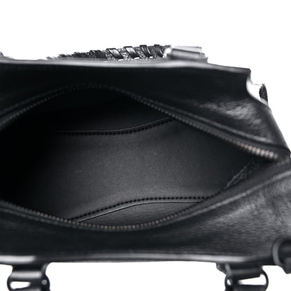 Balenciaga Grained Calfskin Neo Classic Black Hardware Mini City Black 5 of 10