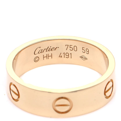 Cartier 18K Yellow Gold 5.5mm LOVE Ring 59 8.75 4 of 4