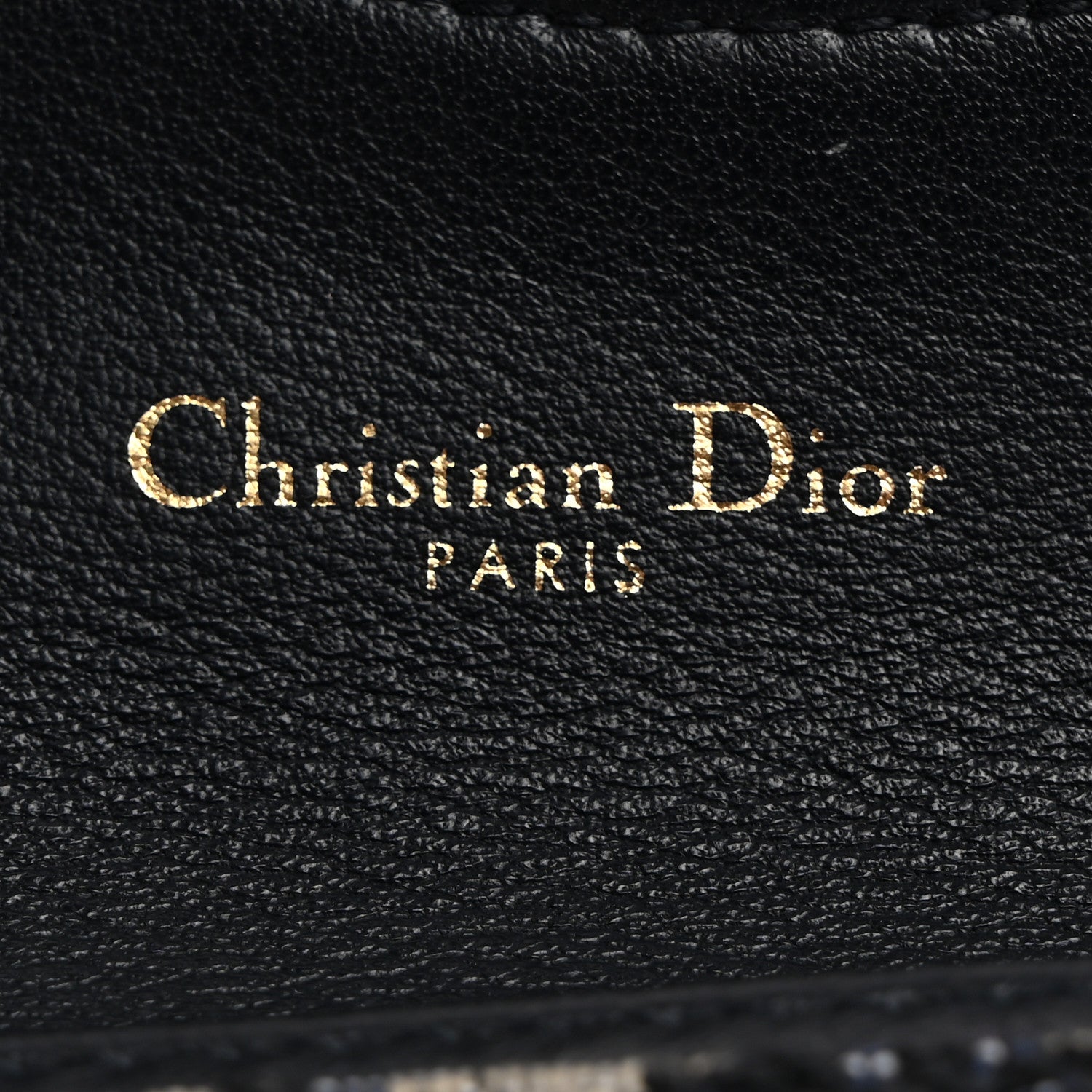Christian Dior Oblique Saddle Card Holder Blue 6 of 8