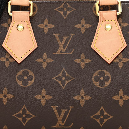 Louis Vuitton Monogram Speedy Bandouliere 20 Black 7 of 11
