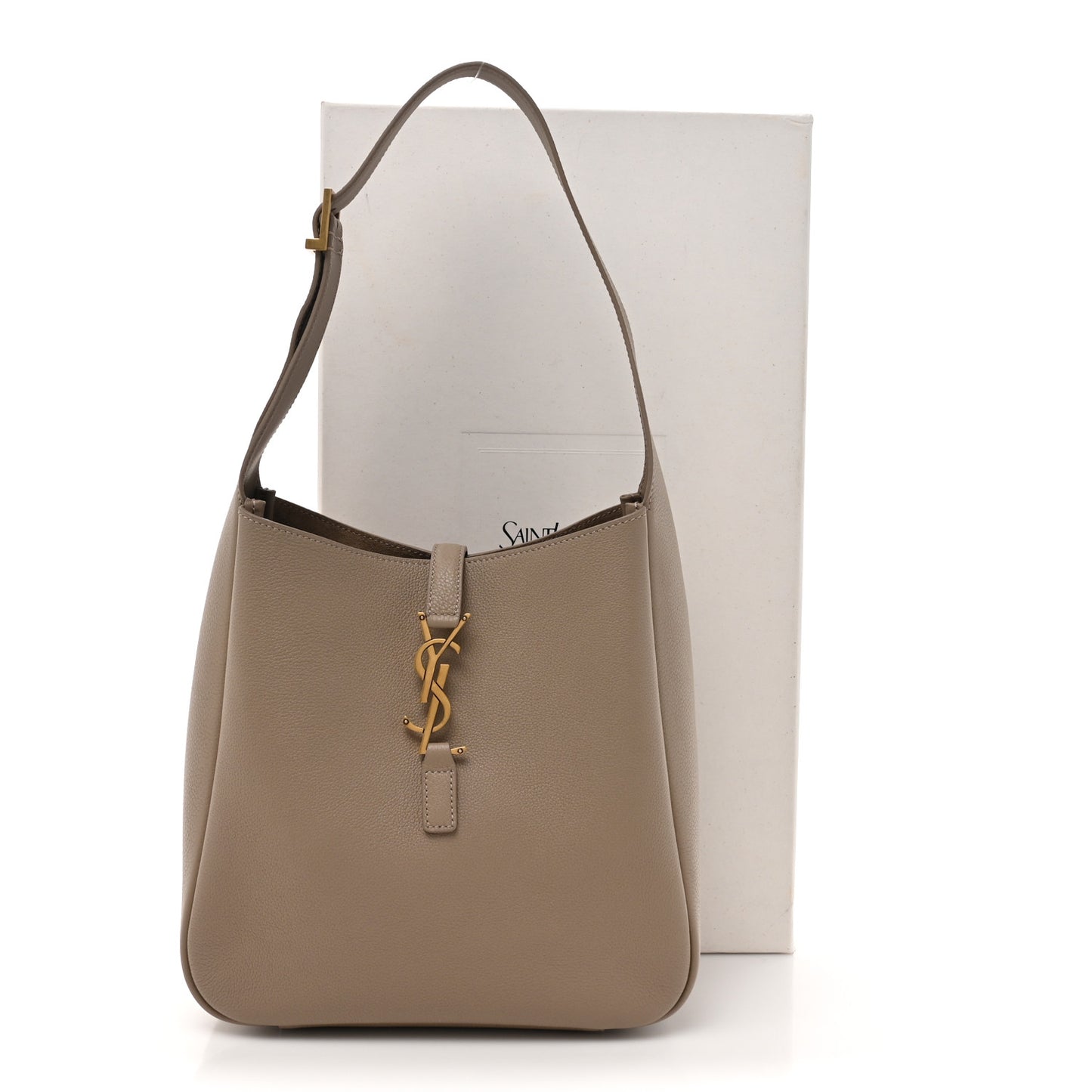 Smooth Calfskin Small Le 5 A 7 Soft Hobo Dusty Grey