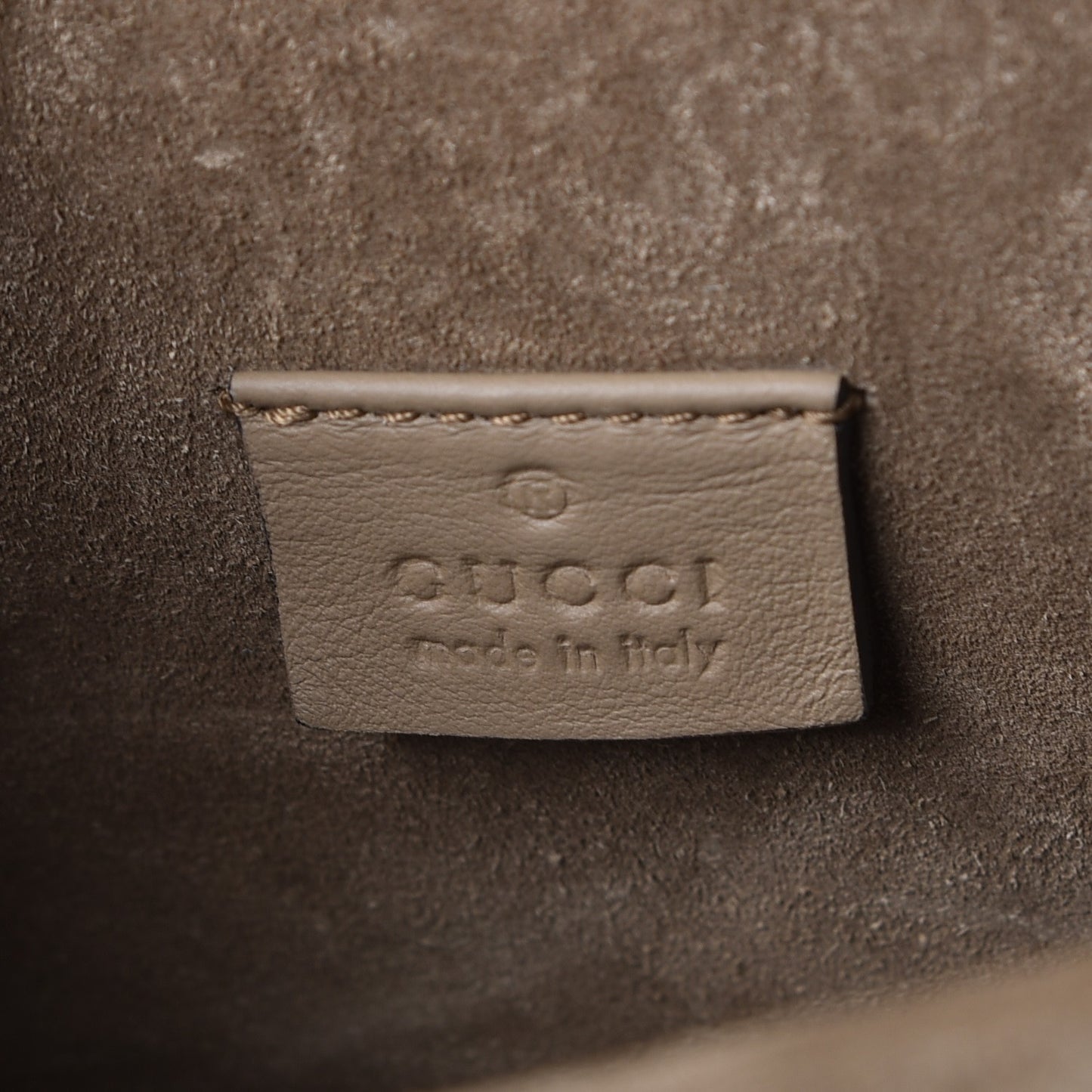 GG Supreme Monogram Mini Dionysus Shoulder Bag Taupe