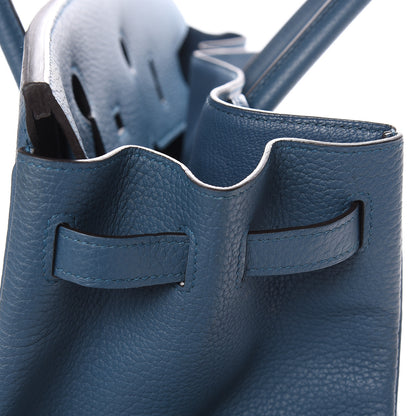 Hermes Fjord Birkin 40 Bleu Tempete 26 of 39