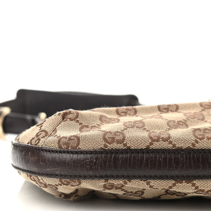 Gucci Monogram Hasler Hobo Dark Brown 10 of 17