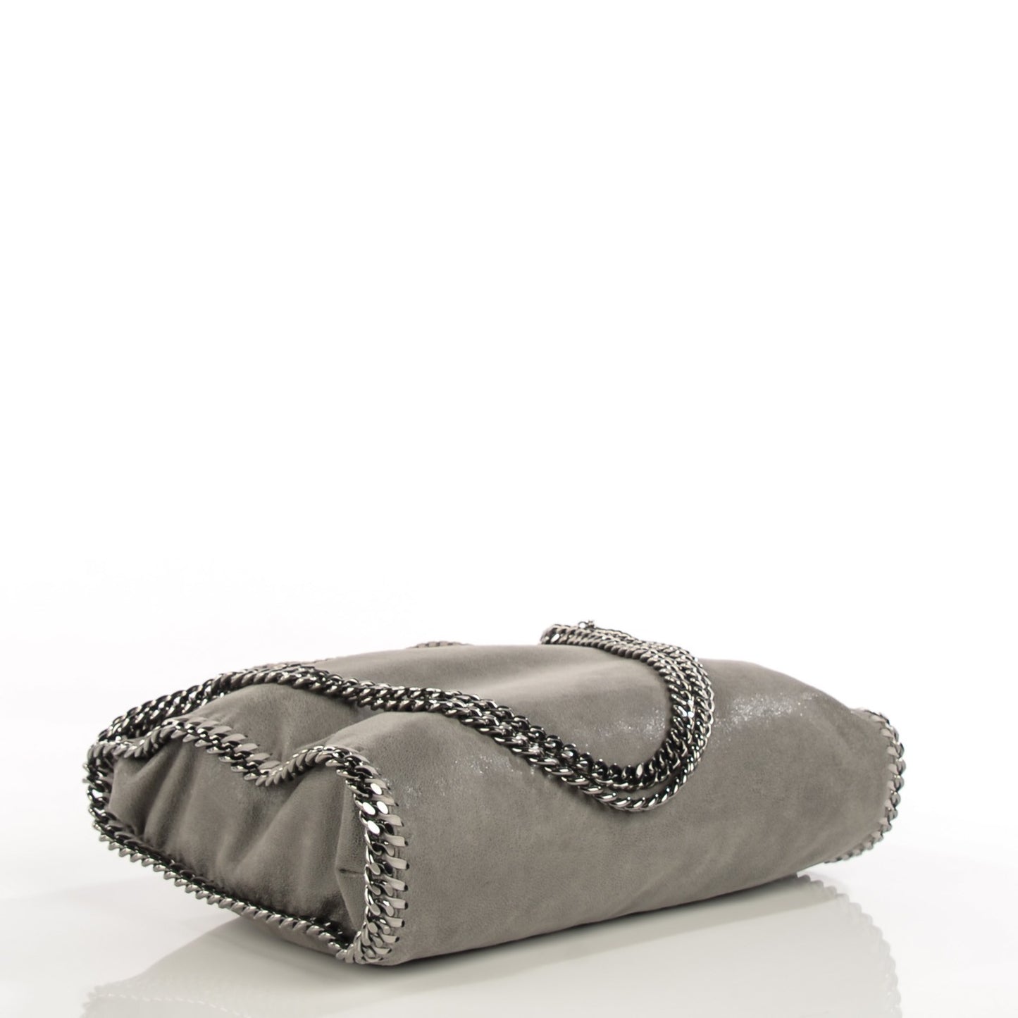 Shaggy Deer Small Falabella Tote Light Grey
