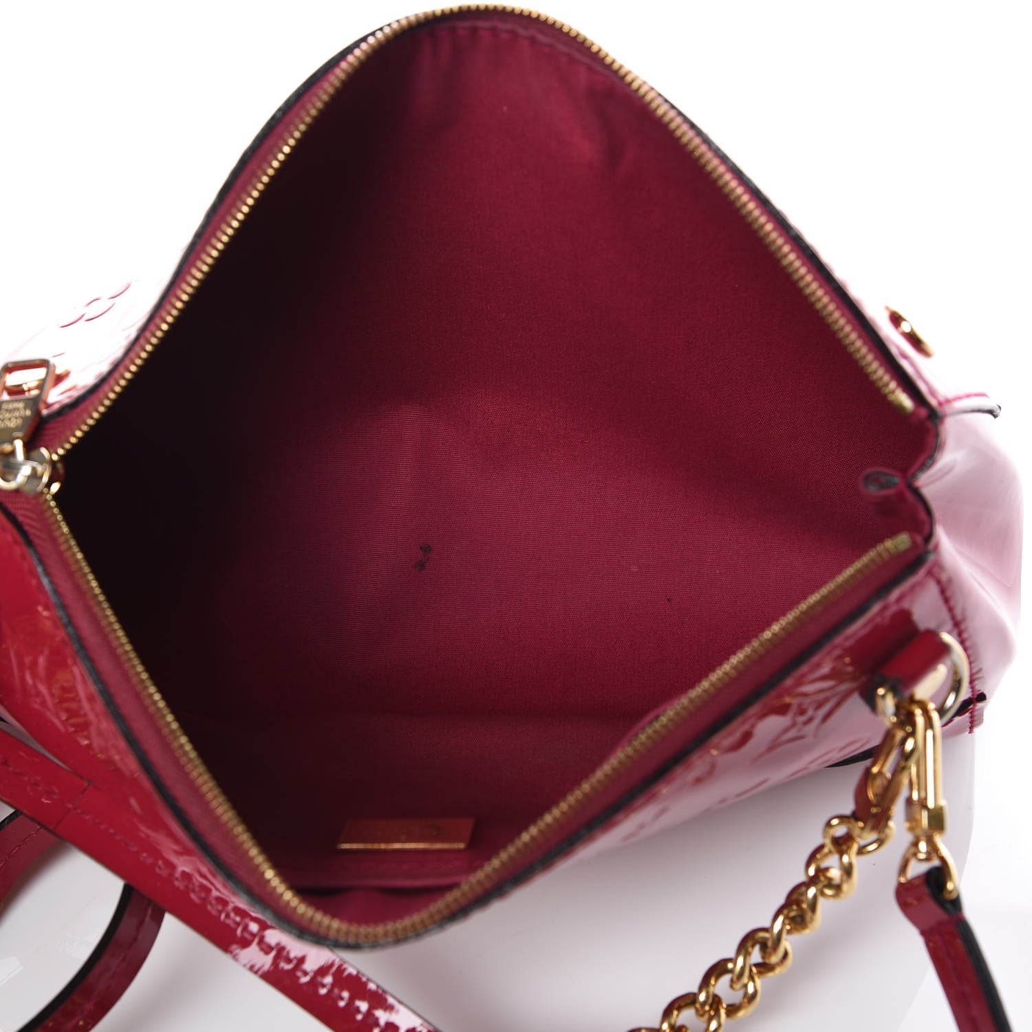 Louis Vuitton Vernis Santa Monica Clutch Magenta 7 of 10