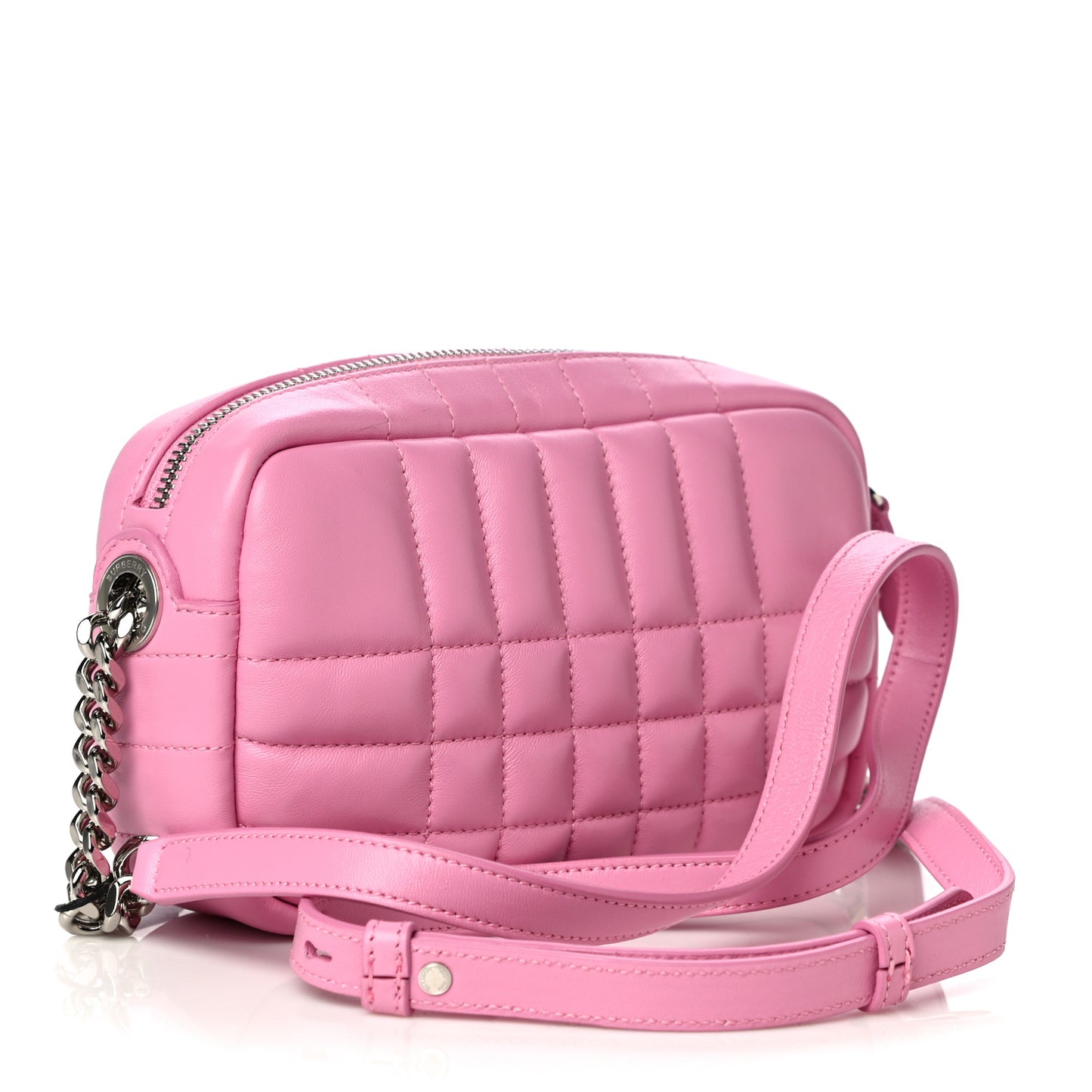 Lambskin Quilted Mini Lola Camera Bag Primrose Pink