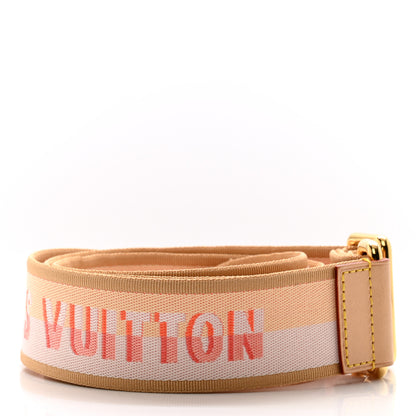 Louis Vuitton Jacquard Speedy Bandouliere 20 Shoulder Strap Pink Orange 2 of 4