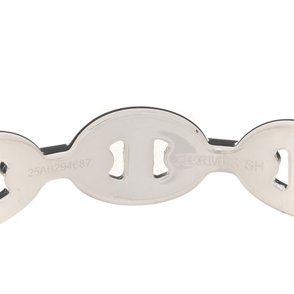 Hermes Sterling Silver MM Chaine d'Ancre Enchainee Cuff Bracelet SH 3 of 7
