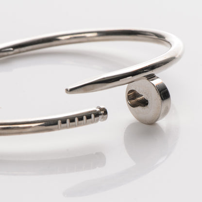 Cartier 18K White Gold Juste Un Clou Bracelet 16 3 of 7