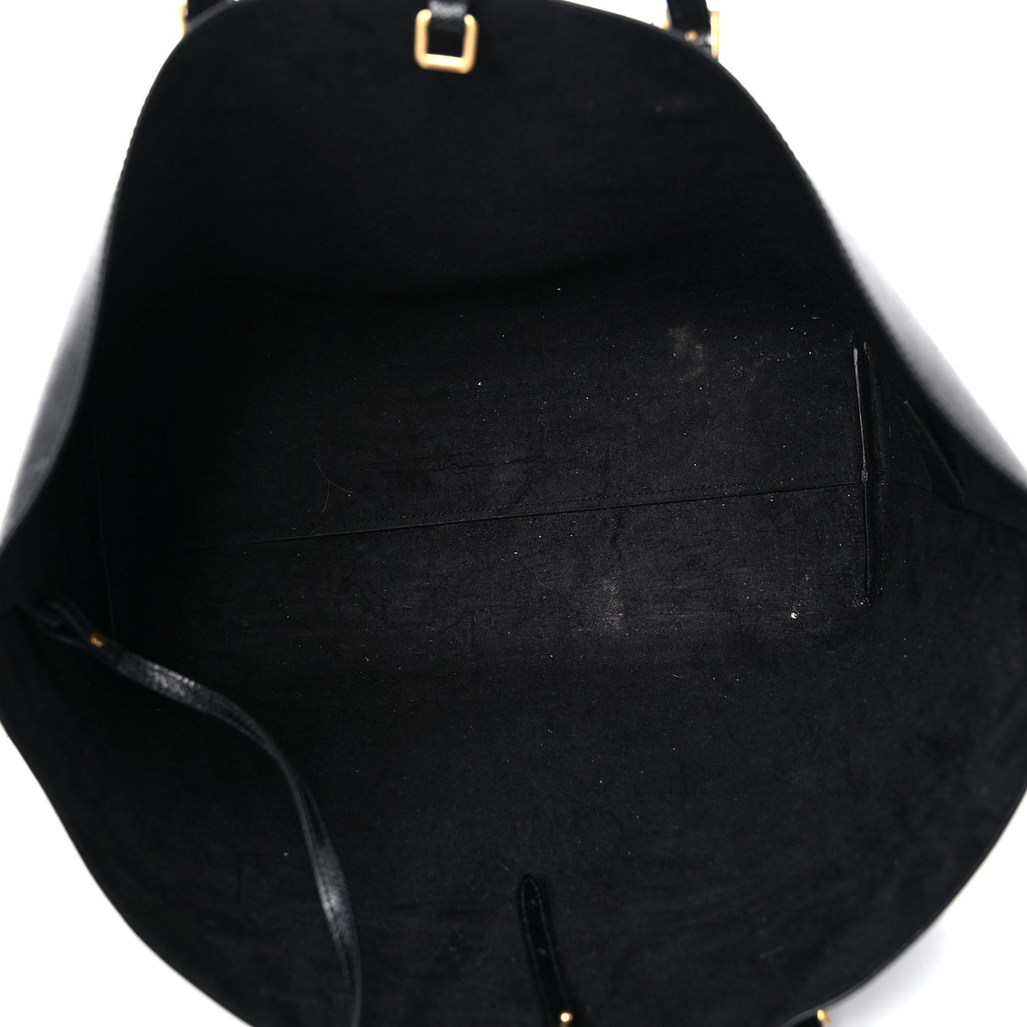 Calfskin Large Shopping Tote Black