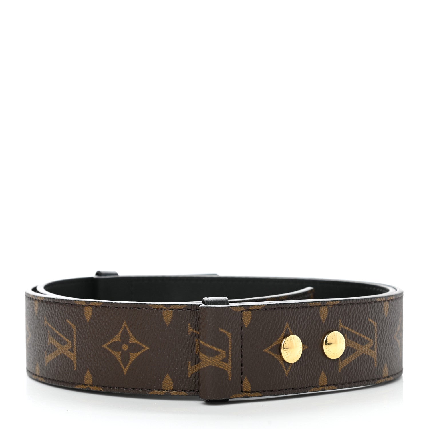 Louis Vuitton Monogram Bandouliere Shoulder Strap Black 3 of 6