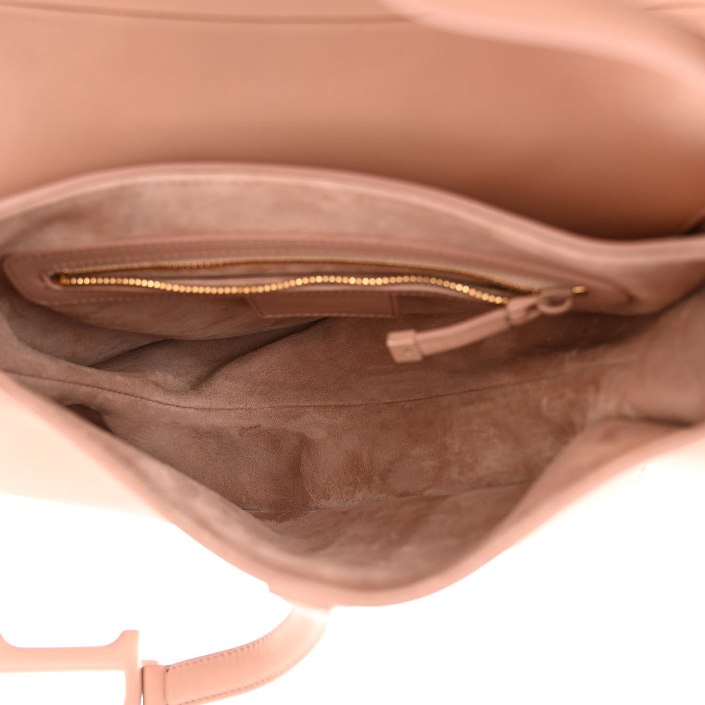 Ultra Matte Calfskin Saddle Bag Blush