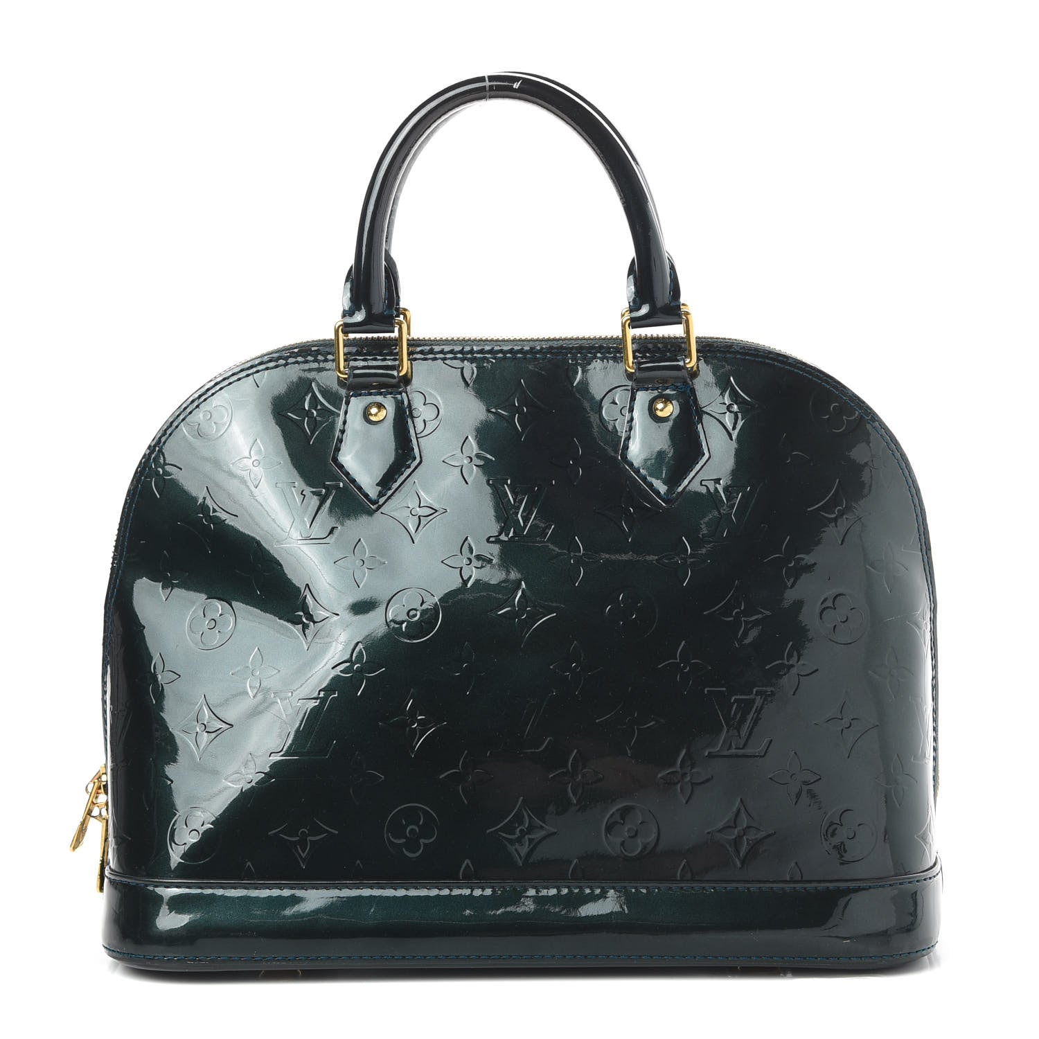 Louis Vuitton Vernis Alma PM Blue Nuit 1 of 16