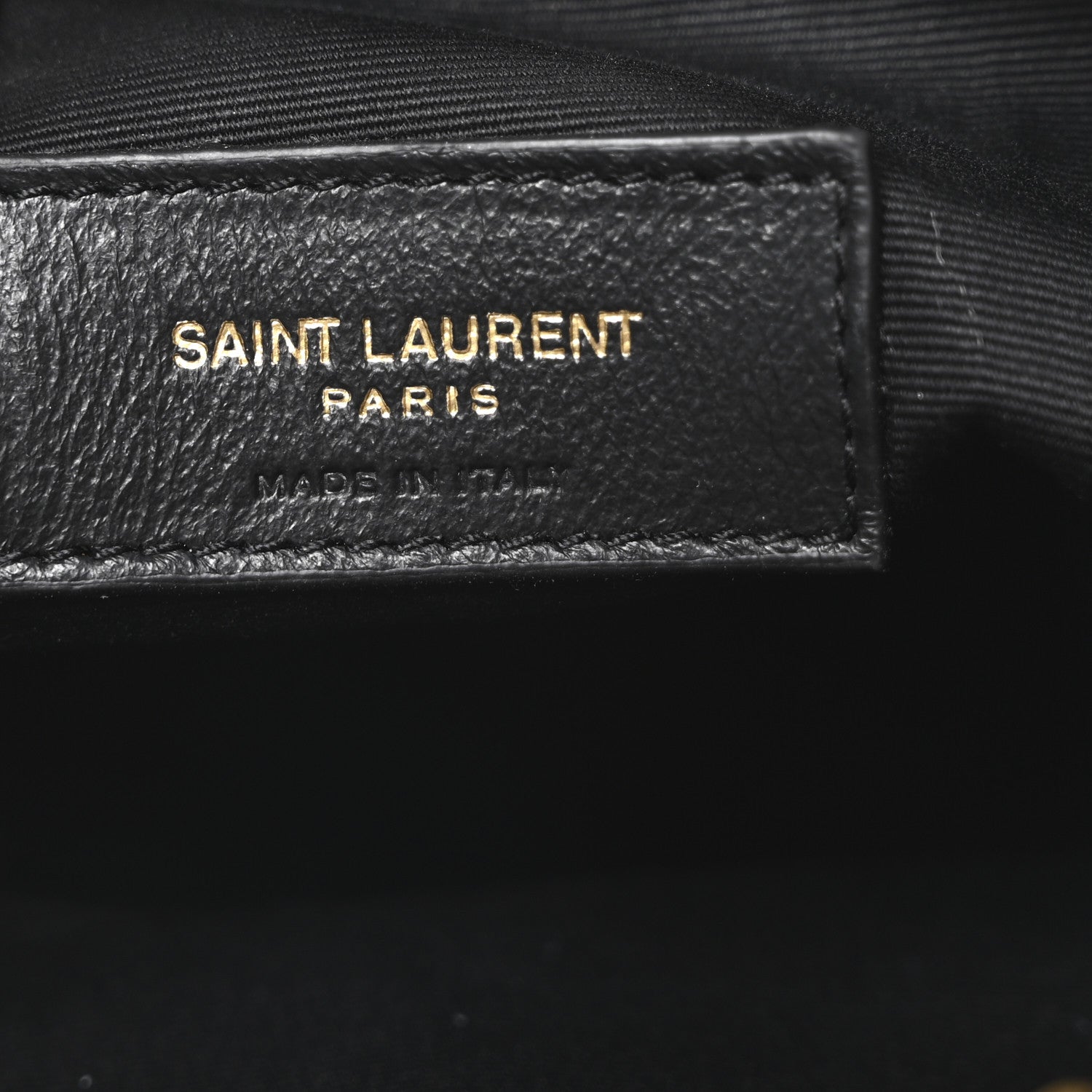 Saint Laurent Lambskin Matelasse Monogram Joe Nano Bucket Bag Black 6 of 10