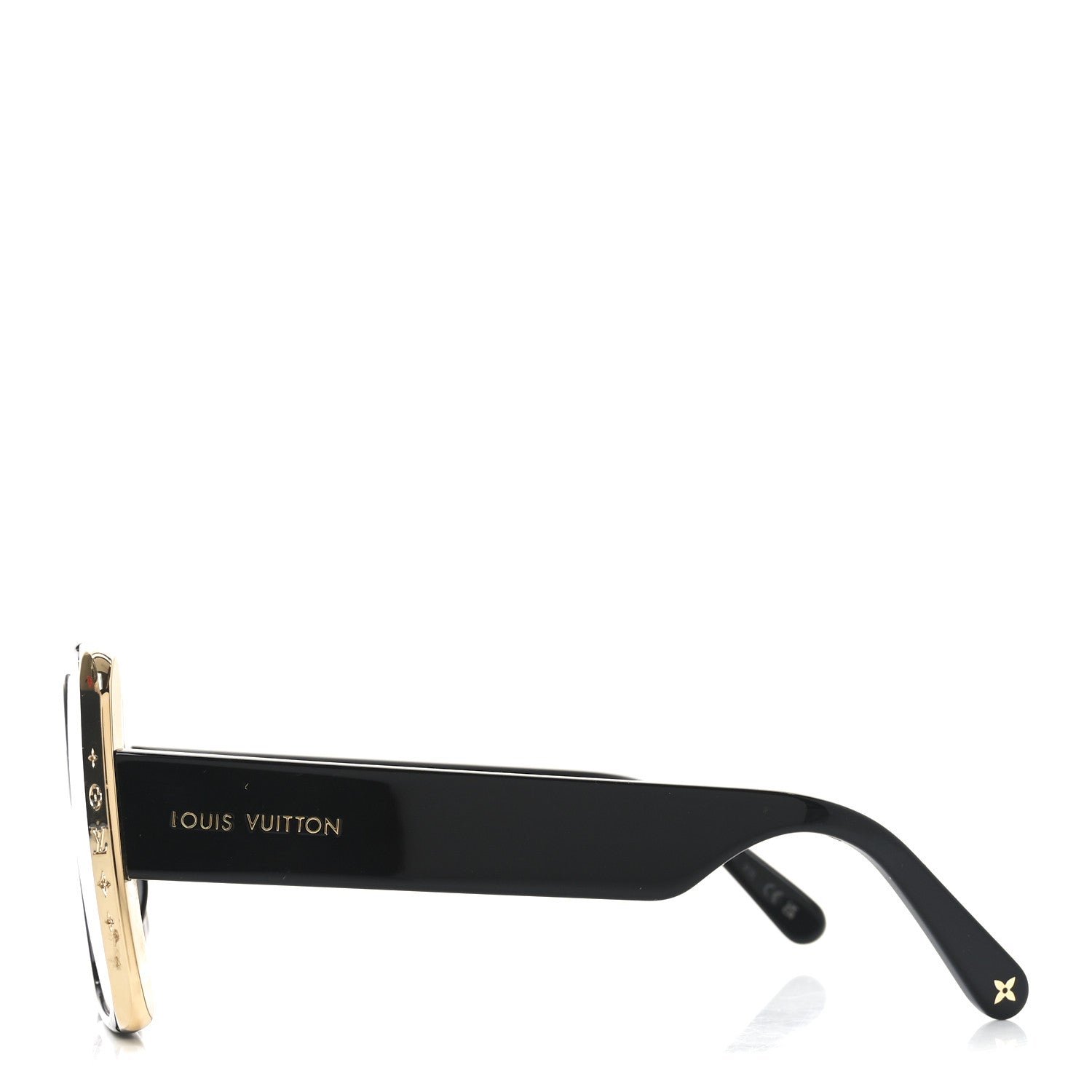 Louis Vuitton Acetate LV Moon Square Sunglasses Z1664W Black 3 of 8