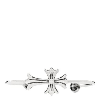 Chrome Hearts Sterling Silver Tiny E CH Cuff Bracelet 1 of 6