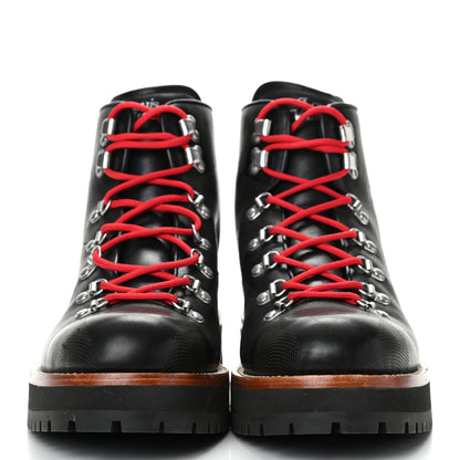 Louis Vuitton Calfskin Maxi Damier Perforated Alpinist Ankle Boots 9 Black 2 of 11
