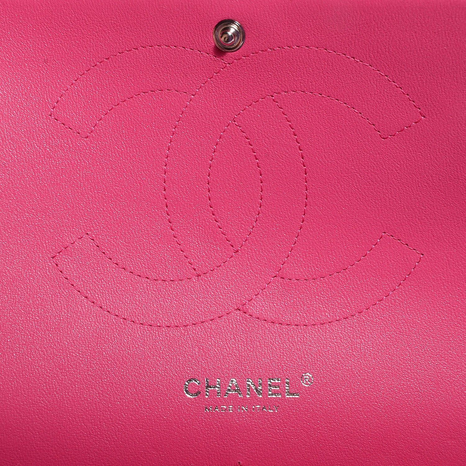 Chanel Lambskin Jumbo Double Flap Dark Pink 6 of 9