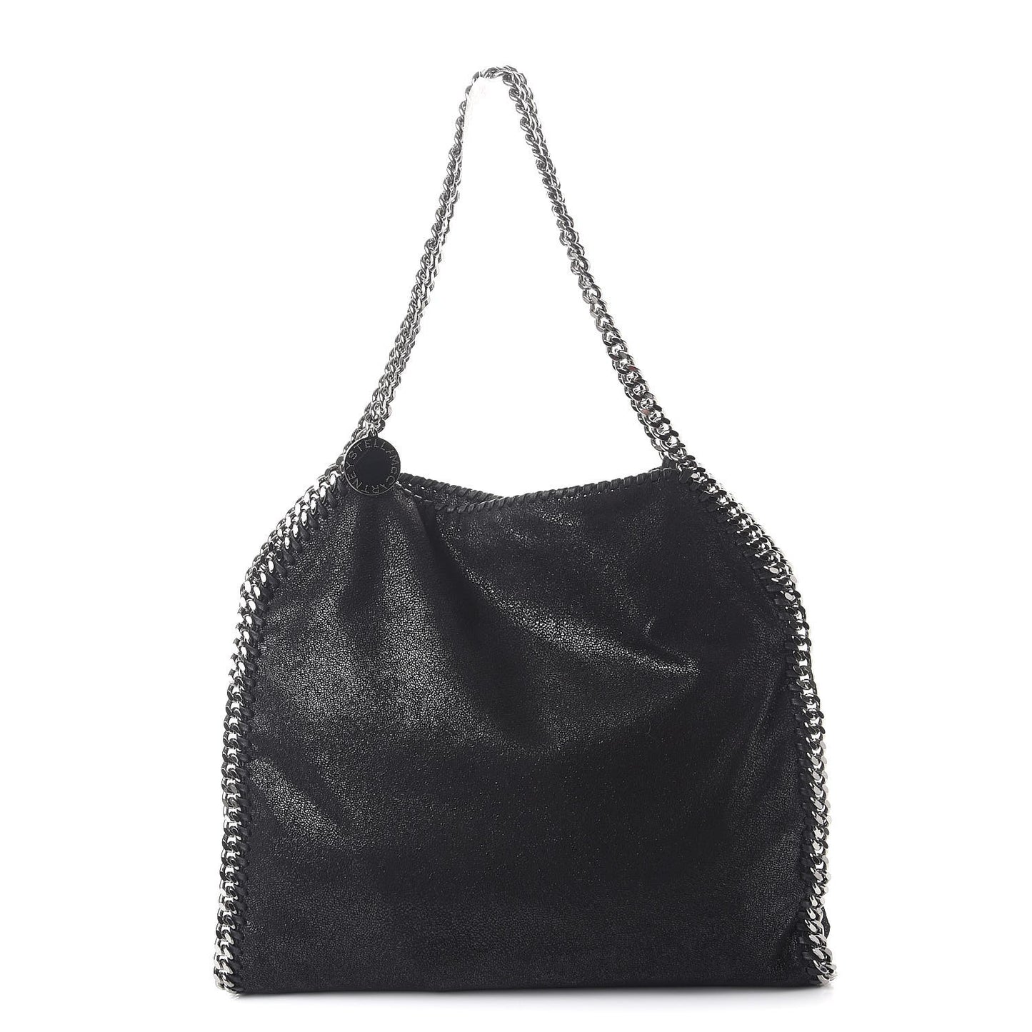 Shaggy Deer Small Falabella Tote Black