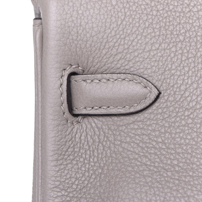 Hermes Taurillon Novillo Birkin 25 Gris Asphalte 11 of 34
