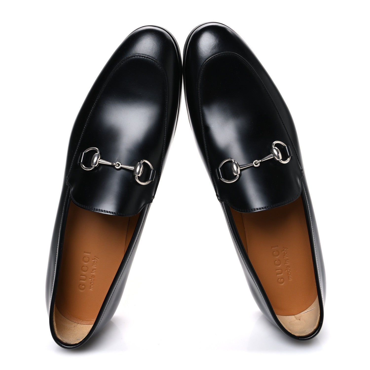 Gucci Betis Glamour Calfskin Mens Jordaan Loafers 11.5 Black 2 of 12