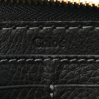 Chloe Grained Calfskin Marcie Long Zip Around Wallet Black 7 of 12