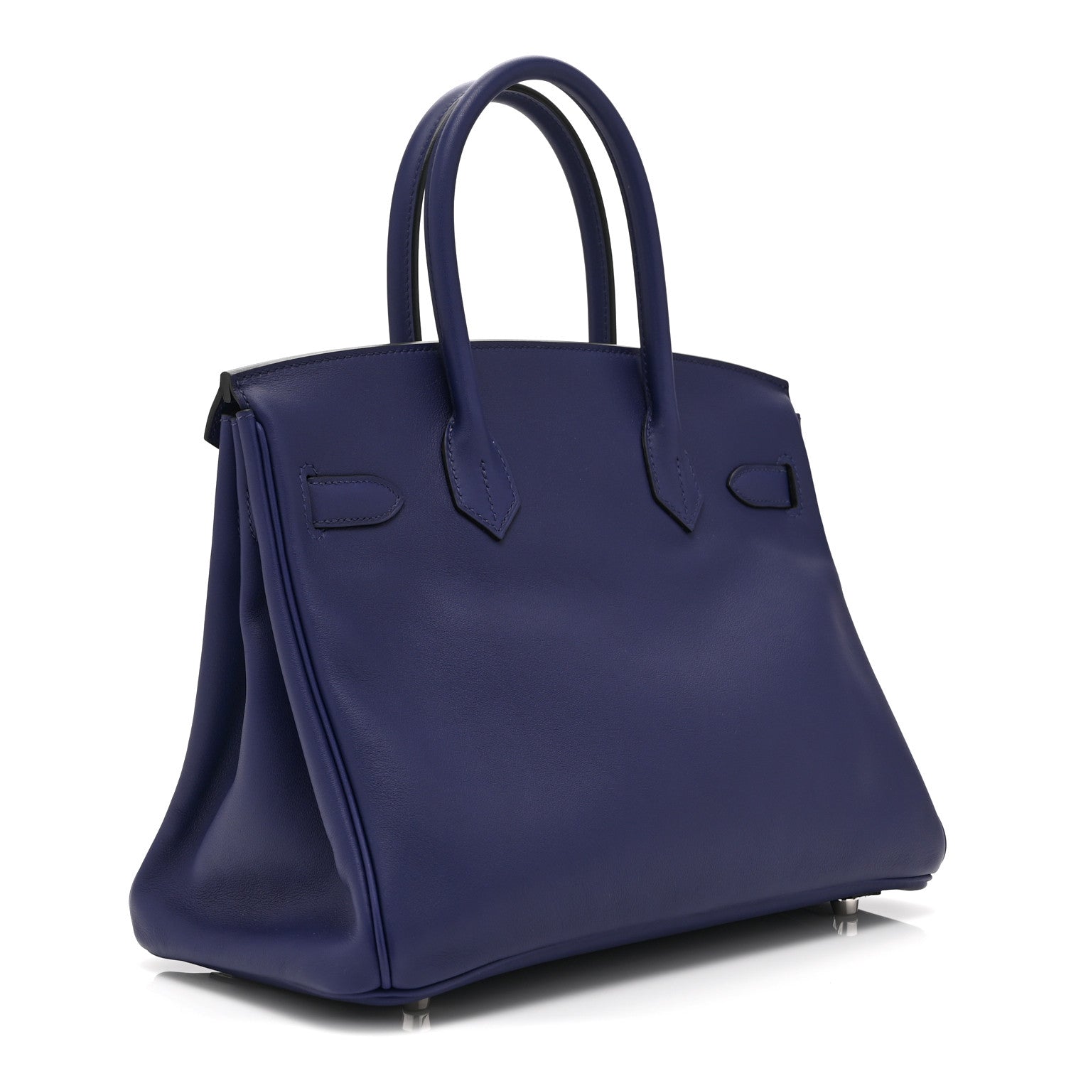 Hermes Swift Epsom Tressage Birkin 30 Bleu Encre Bleu Du Nord Gold 3 of 10