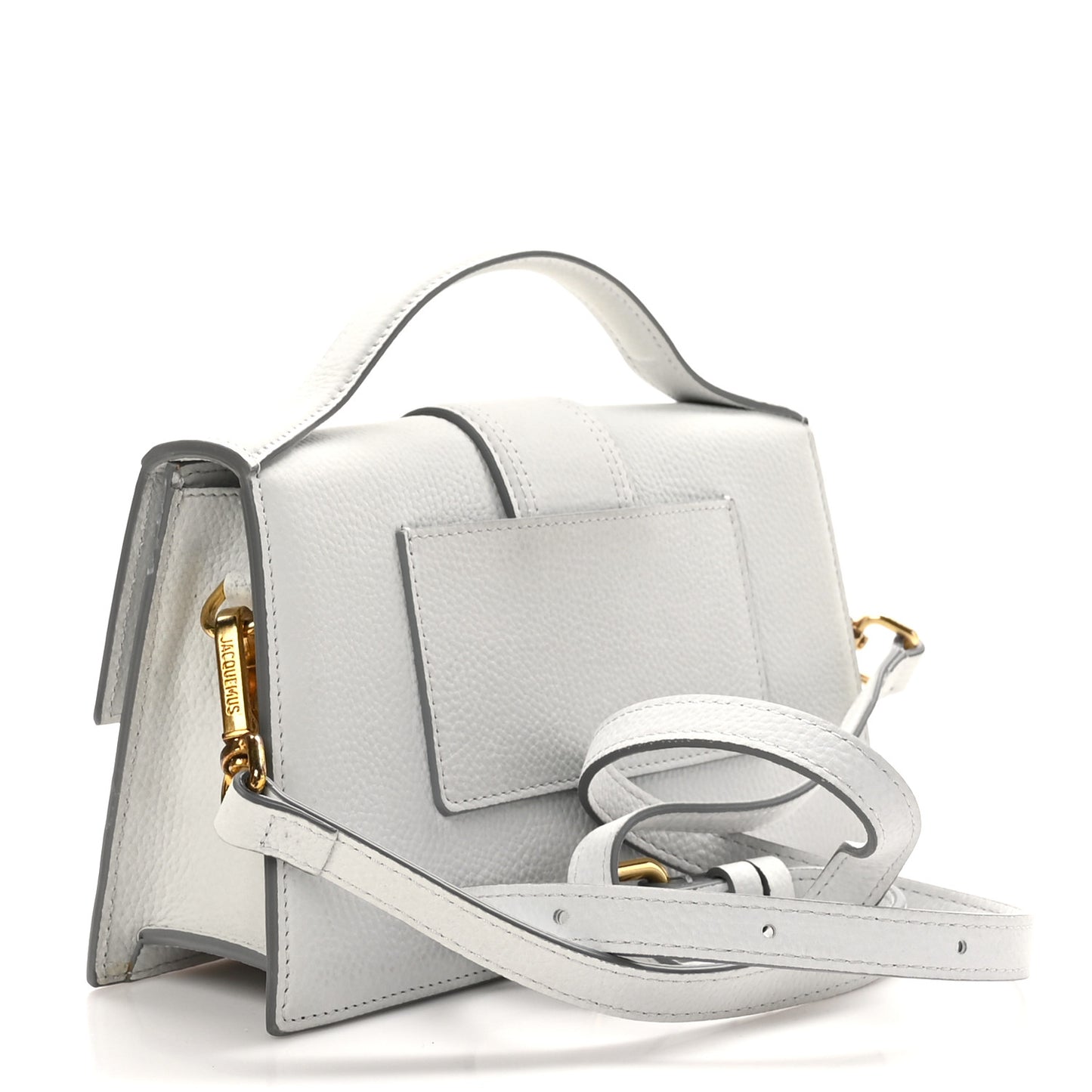 Grained Calfskin Le Grand Bambino Light Grey