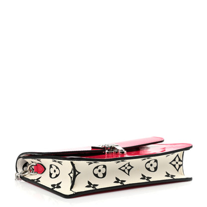 Louis Vuitton Patent Calfskin Monogram Cherrywood Chain Wallet Berlingot Pink 4 of 12
