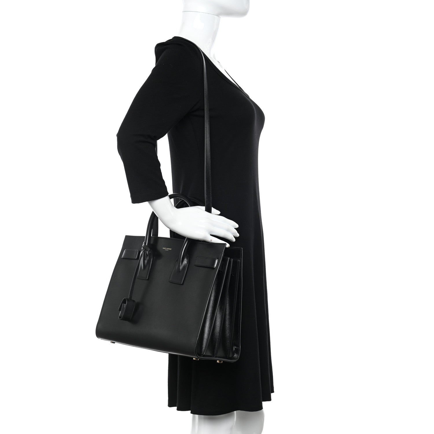 Saint Laurent Calfskin Small Sac De Jour Black 2 of 11