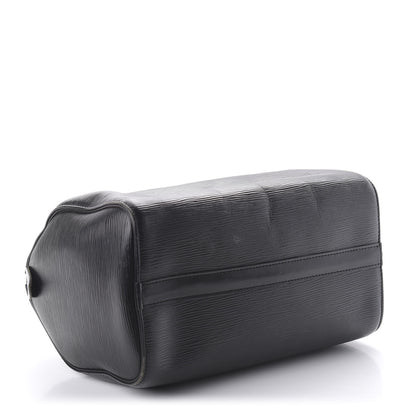 Louis Vuitton Epi Speedy 25 Black 4 of 10