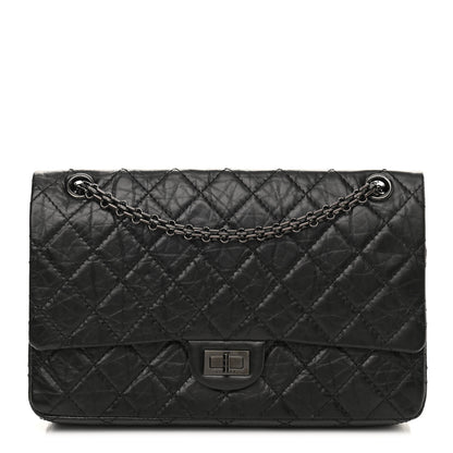 Chanel Aged Calfskin Quilted 2.55 Reissue 226 Flap So Black 1 of 12