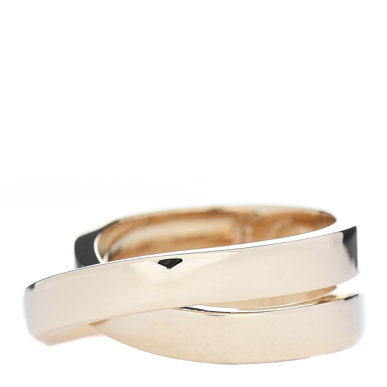Cartier 18K Yellow Gold 9mm Paris Nouvelle Vague Ring 52 6 3 of 5