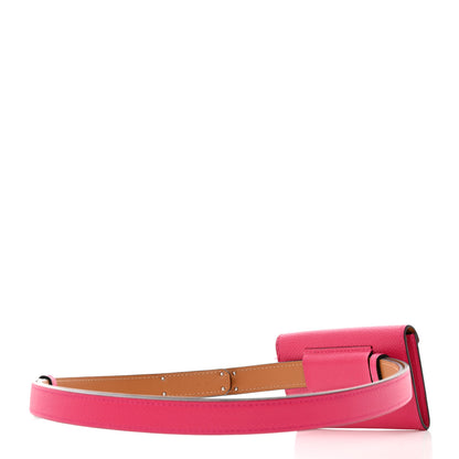 Hermes Epsom Kelly Pocket Belt Rose Mexico 2 of 4