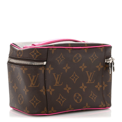 Louis Vuitton Monogram Macassar Nice Mini Fuchsia 3 of 9