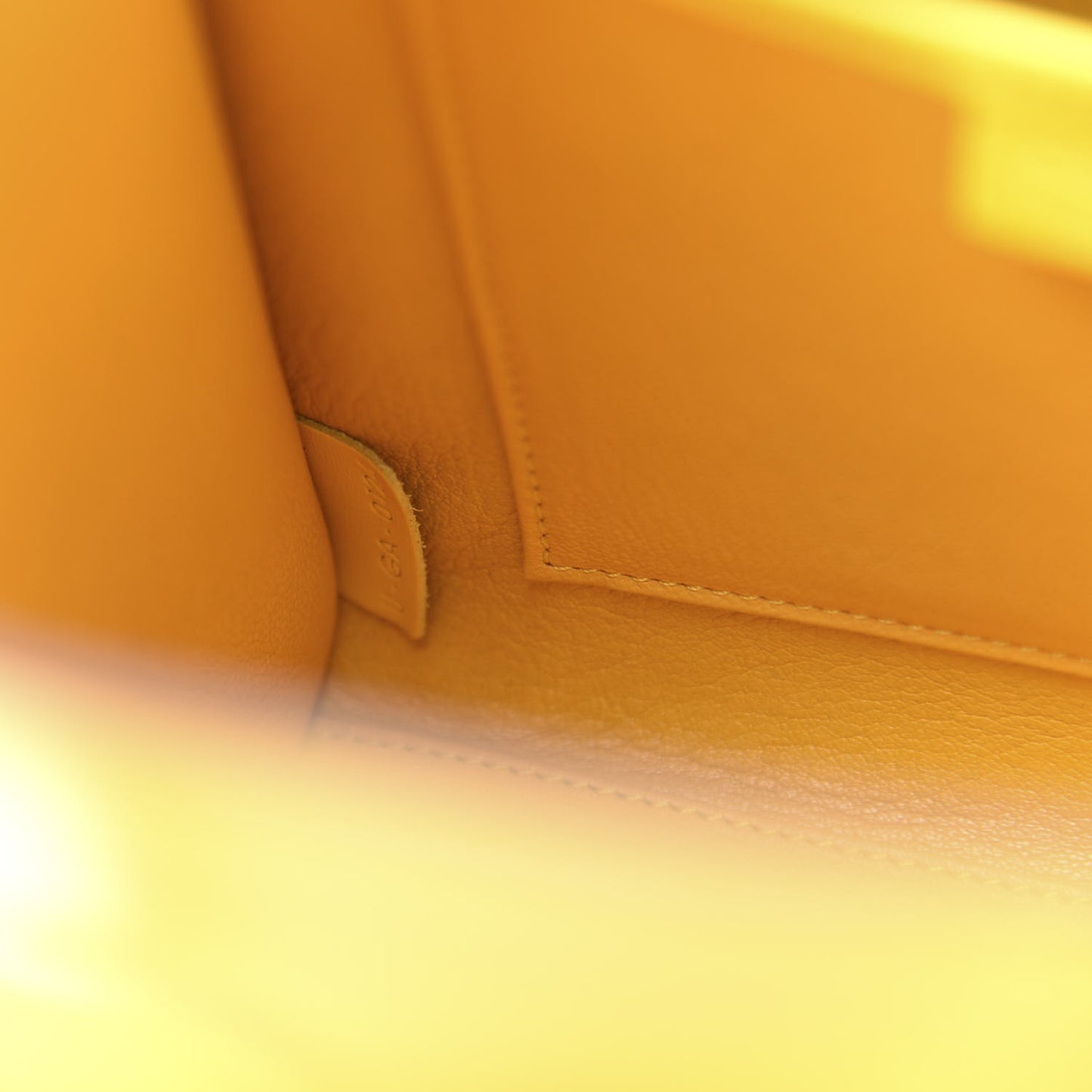 Palmelato Calfskin Nano Luggage Sunflower