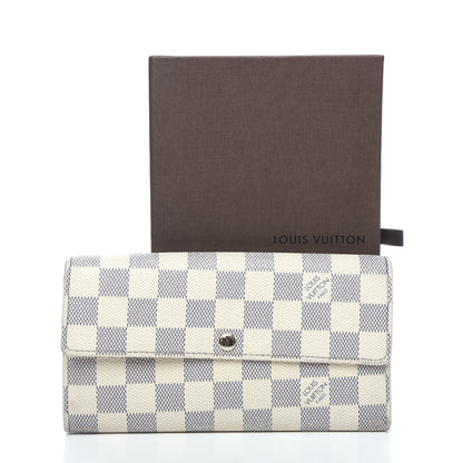 Louis Vuitton Damier Azur Sarah Wallet 10 of 10